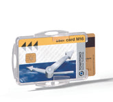 Durable Duo Security Pass Holder 54x87mm Holds 2 ID/Security Cards Transparent (Pack 50) - 999108000
